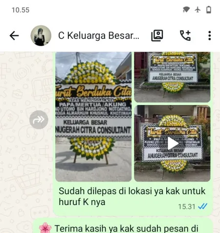 Pengiriman Papan Bunga Duka Sukabumi