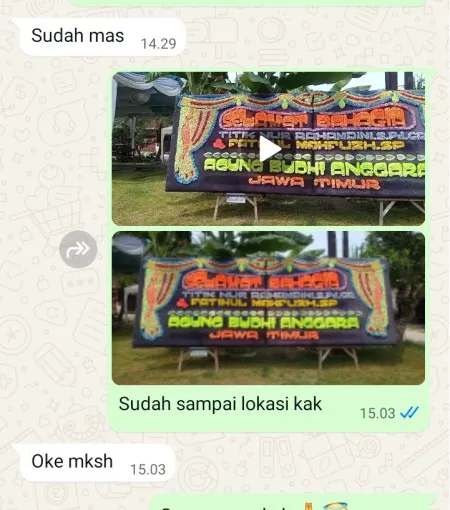 Pengiriman Papan Bunga Sukabumi
